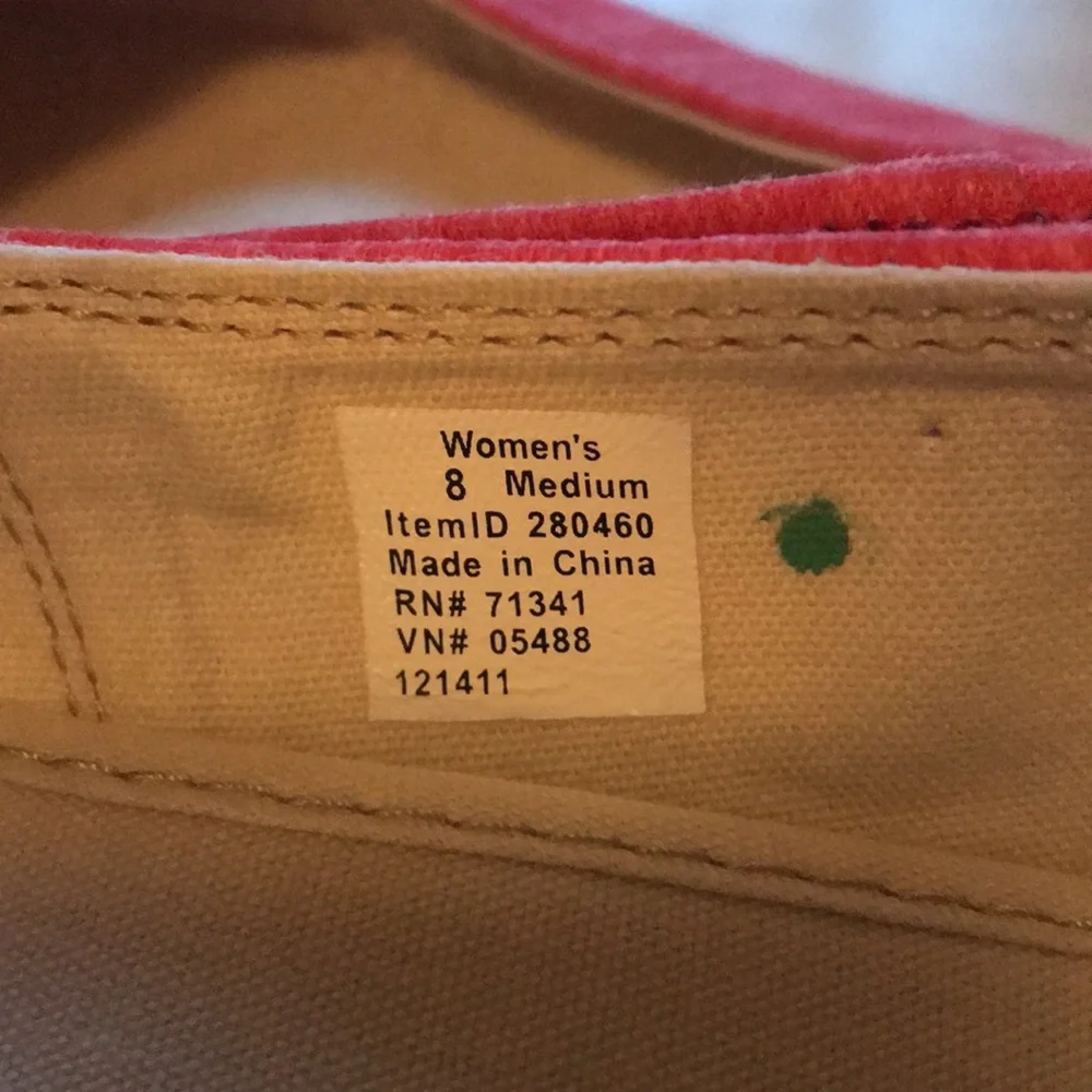 L.L.Bean pink flat espadrilles 8